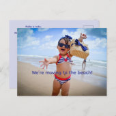 ビーチ居住者の移動はがき ポストカード (正面/裏面)