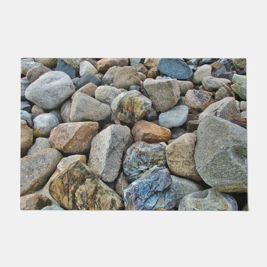 ビーチ岩 ドアマット (正面)