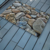 ビーチ岩 ドアマット