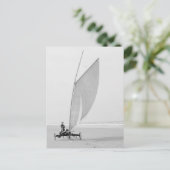 ビーチ帆走 ポストカード (スタンド正面)