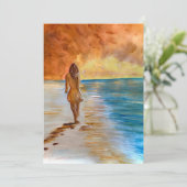 ビーチ平和 サンキューカード (スタンド正面)