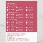 ビーチ式結婚のイベントプランナー広告 チラシ (裏面)