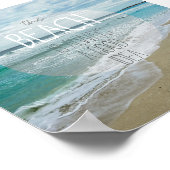 ビーチ引用文ポスタービーチは常に良いアイディア ポスター (角)