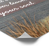 ビーチ引用文- – 砂を振る – ポスターアート ポスター (角)