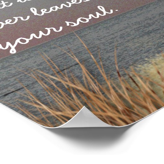 ビーチ引用文- – 砂を振る – ポスターアート ポスター (角)