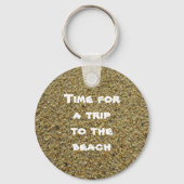 ビーチ恋人サンド接写フォトコースタルサマー キーホルダー (正面)