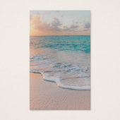 ビーチ悔やみや弔慰葬儀記念祈りの言葉カード (正面)
