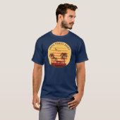 ビーチ愛好家のためのトロピカル＆ビビッドTシャツ Tシャツ (正面フル)