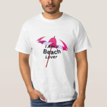 ビーチ愛好家Tシャツ