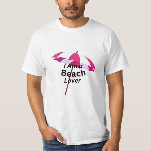 ビーチ愛好家Tシャツ Tシャツ (正面)