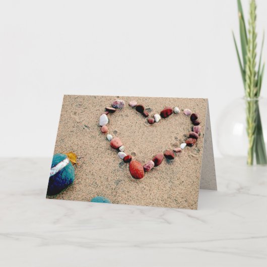 ビーチ愛 カード (正面)