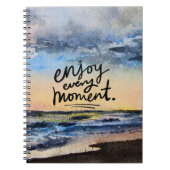ビーチ感動的アートノート ノートブック (正面)