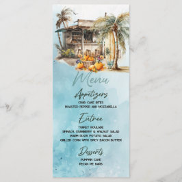 ビーチ感謝祭フラットメニュー メニュー