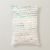 ビーチ抽象芸術テクスチャターコイズアクセント枕 アクセントクッション (正面(垂直))