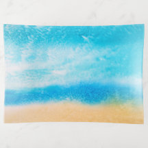 'ビーチ'抽象芸術トレイ