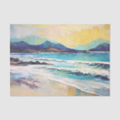 ビーチ抽象芸術景観山 薄葉紙 (正面)