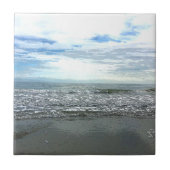 ビーチ抽象芸術芸術的航海のギフトの好意 タイル (正面)