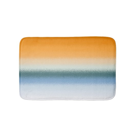 ビーチ抽象芸術 バスマット (正面)