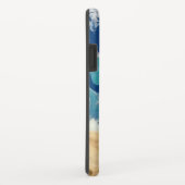 ビーチ抽象芸術 パーソナライズされた Case-Mate iPhoneケース (裏面/右)