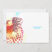 ビーチ挙式のご報告 招待状 (裏面)