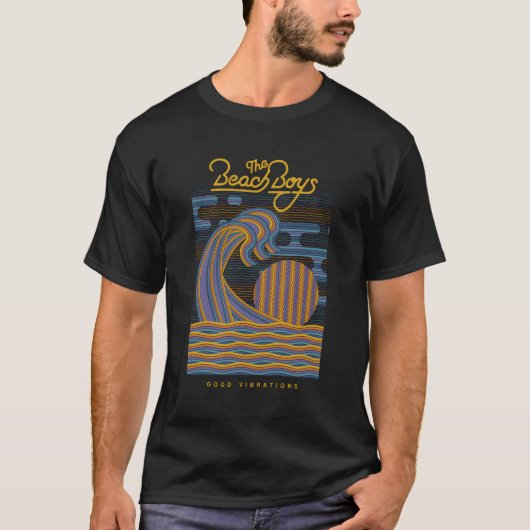 ビーチ振動 Tシャツ (正面)