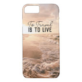 ビーチ撮影ギフト付き旅行引用文 Case-Mate iPhoneケース (裏面)