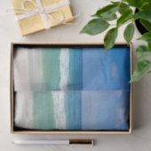 ビーチ撮影波の青い空 薄葉紙 (ギフト)