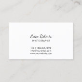 ビーチ撮影 名刺 (裏面)