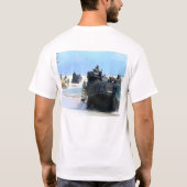 ビーチ攻撃 Tシャツ (裏面)