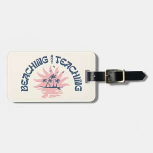 ビーチ教えNotのおもしろい先生 ラゲッジタグ