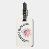 ビーチ教えNotのおもしろい先生 ラゲッジタグ (正面縦)