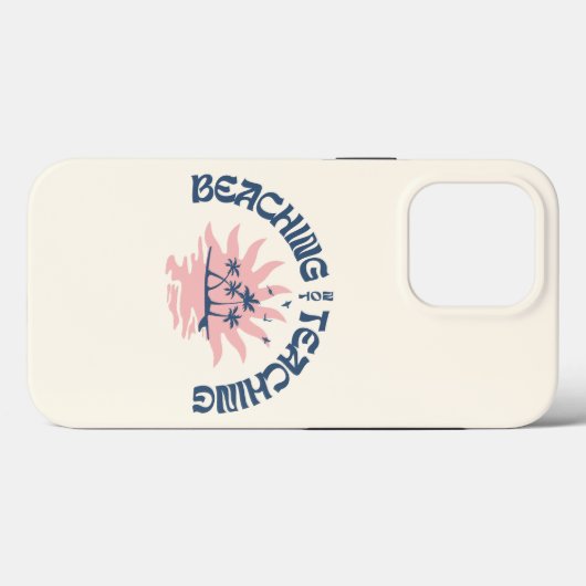 ビーチ教えNotのおもしろい先生 Case-Mate iPhoneケース (裏面 (横))