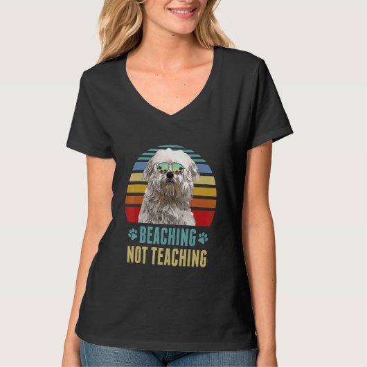 ビーチ教えNot's Coton De Tulear Dog Summer Tシャツ (正面)