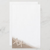 ビーチ文房具のヒトデ 便箋 (正面/裏面)