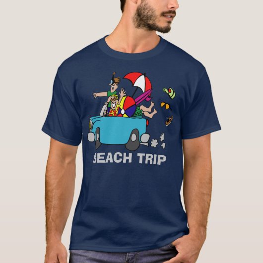 ビーチ旅行 Tシャツ (正面)