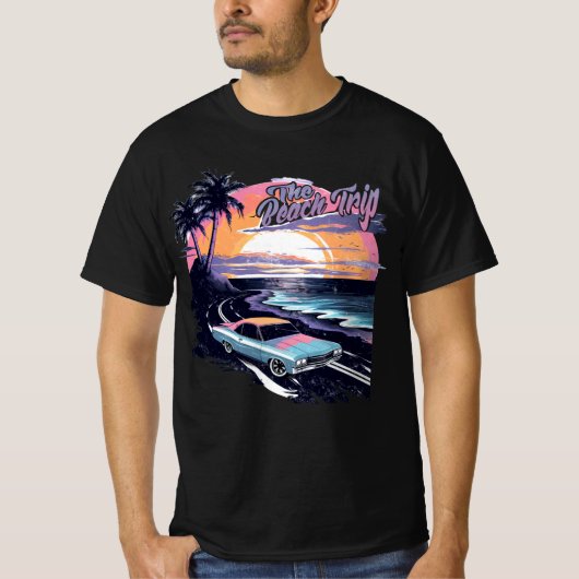 ビーチ旅行 Tシャツ (正面)
