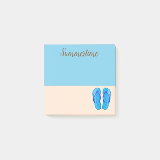 ビーチ日のPost-Itメモ ポストイット (正面)