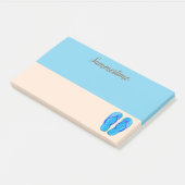 ビーチ日のPost-Itメモ ポストイット (アングル)