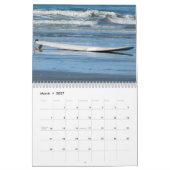 ビーチ日カレンダー カレンダー (3月 2027)