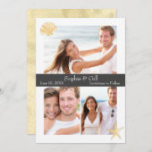 ビーチ日付の保存 セーブザデート (正面/裏面)