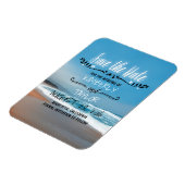 ビーチ日付の保存 マグネット (左側)