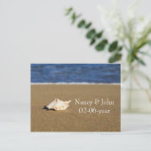 ビーチ日付の保存 案内ポストカード (スタンド正面)