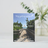 ビーチ日付ポストカードの保存 案内ポストカード (スタンド正面)