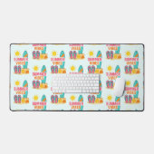 ビーチ日先行 デスクマット (キーボード&マウス)