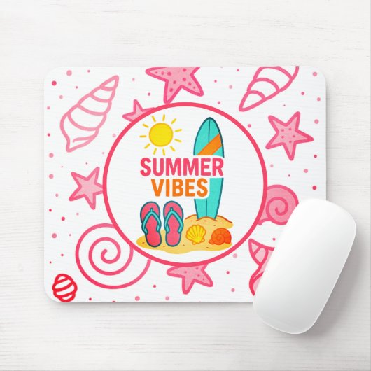 ビーチ日先行 マウスパッド (マウス)