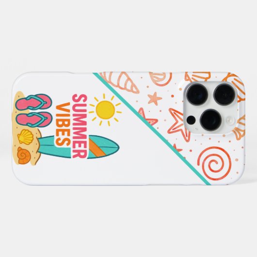 ビーチ日先行 iPhoneケース (裏面横)