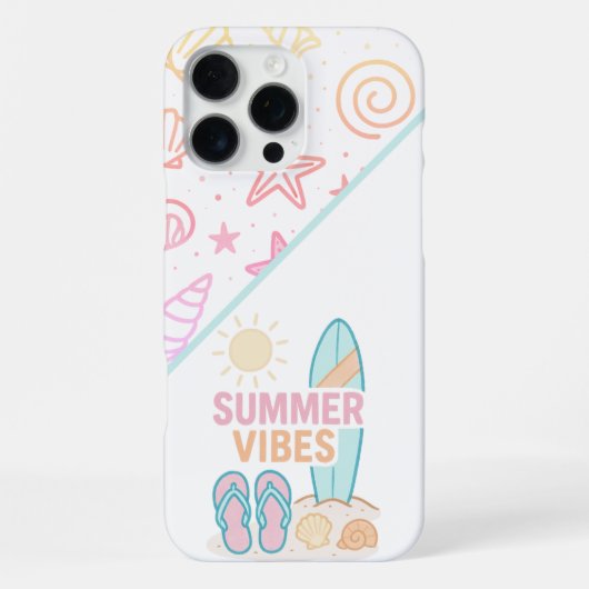 ビーチ日先行 iPhoneケース (裏面)
