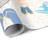 ビーチ日包装紙 ラッピングペーパー (ロールコーナー)