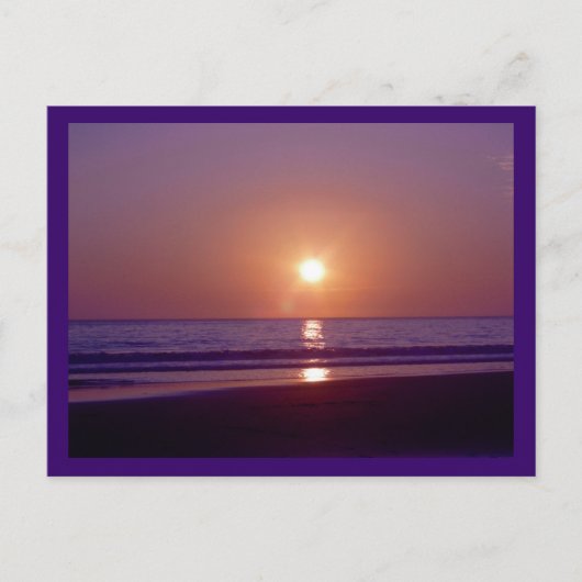 ビーチ日曜日 ポストカード (正面)