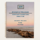 ビーチ日没企業の業務執行役員 プランナー手帳 (正面)